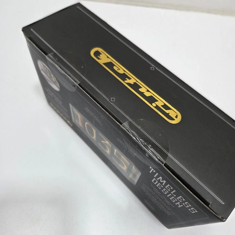Vintage Ambient Clock with Dual-Port  Device Charging New In Box